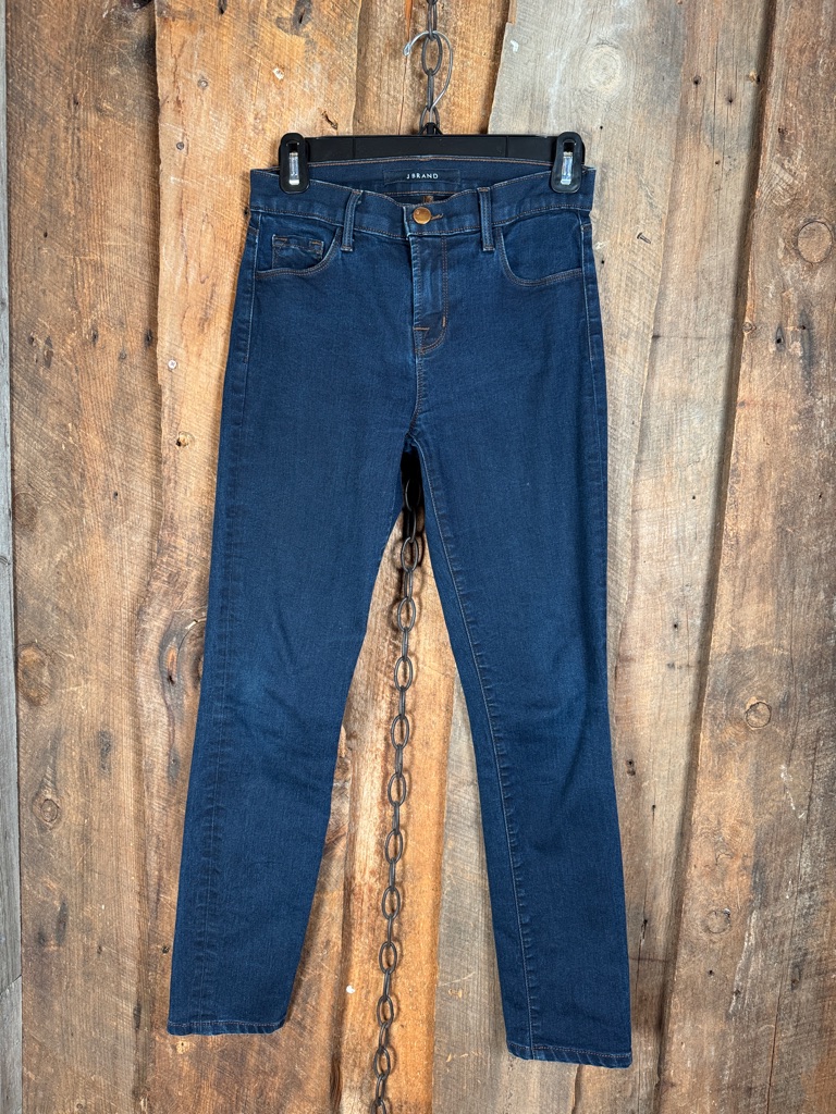 J Brand Skinny Jeans In Dark Indigo